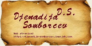 Đenadija Somborčev vizit kartica